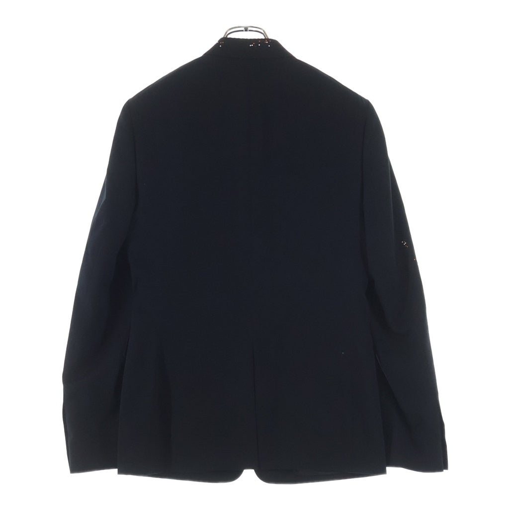 Dior HOMME(ディオールオム) 17AW ビジュウ装飾 テーラードジャケット ブラック 733C269W5956