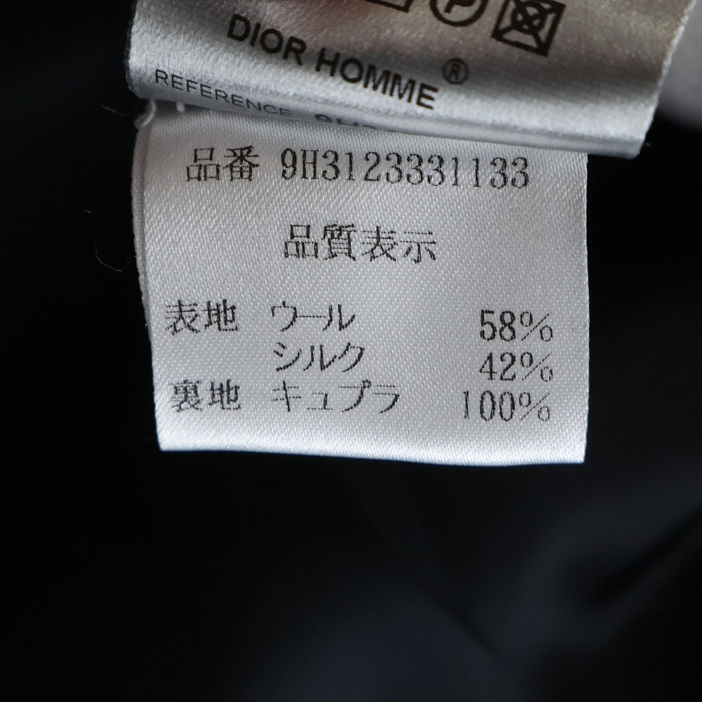 Dior HOMME(ディオールオム) 19SS フロント ベルテッド テーラード ジャケット ブラック 9H3123331133