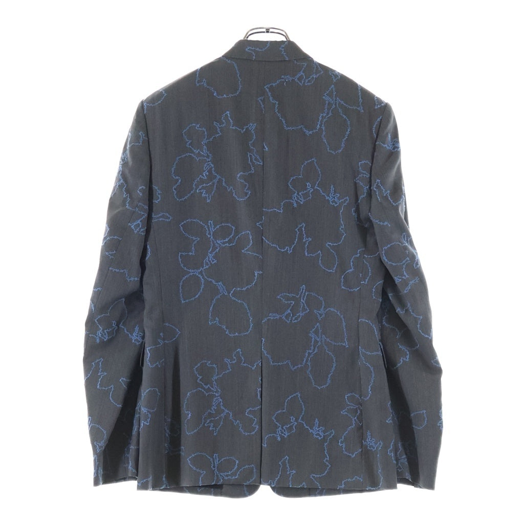 Dior HOMME(ディオールオム) 16AW 花刺繍 テーラード ジャケット グレー 663C290AM600