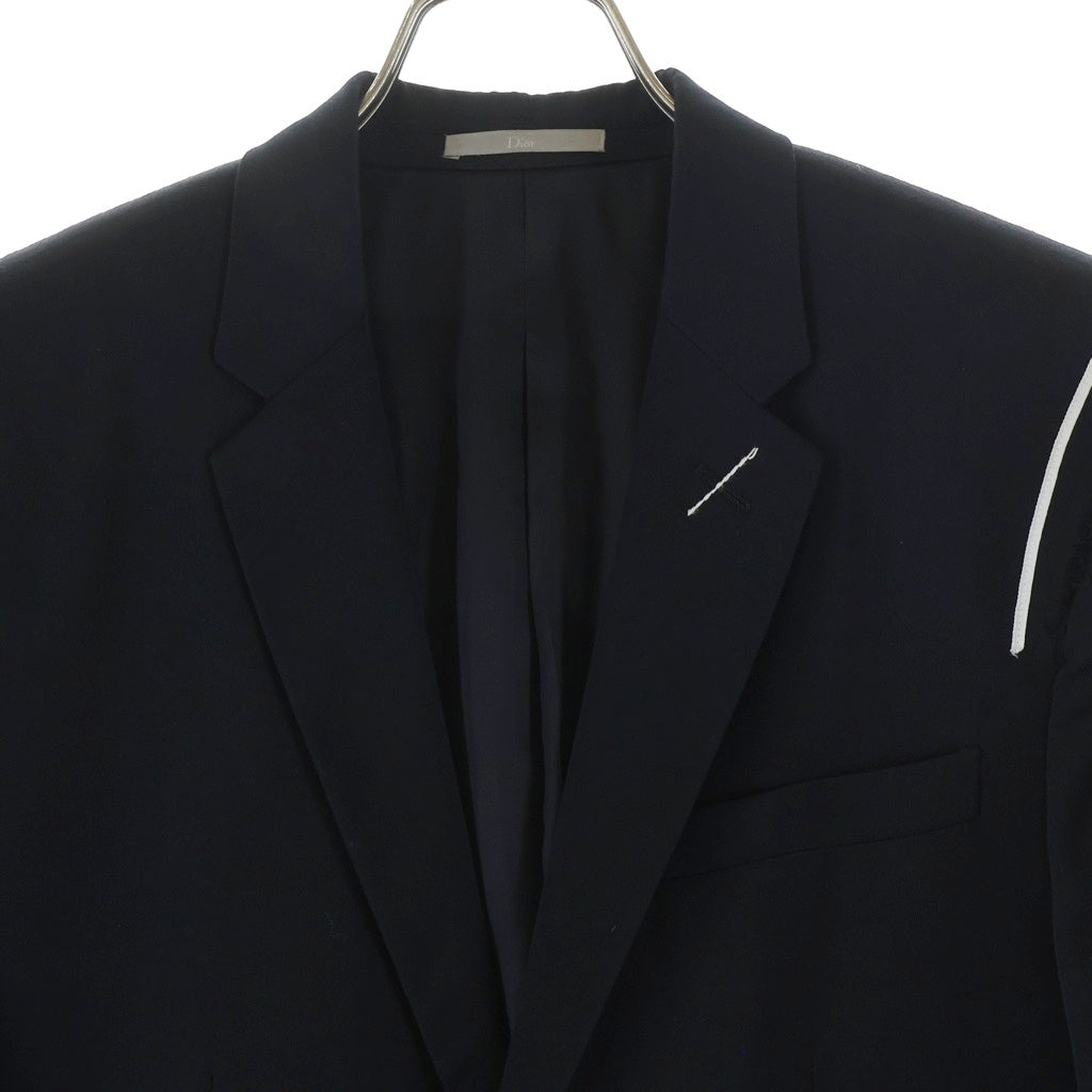 Dior HOMME(ディオールオム) 17AW ショルダードッキング テーラード ジャケット ブラック 733C269U3576