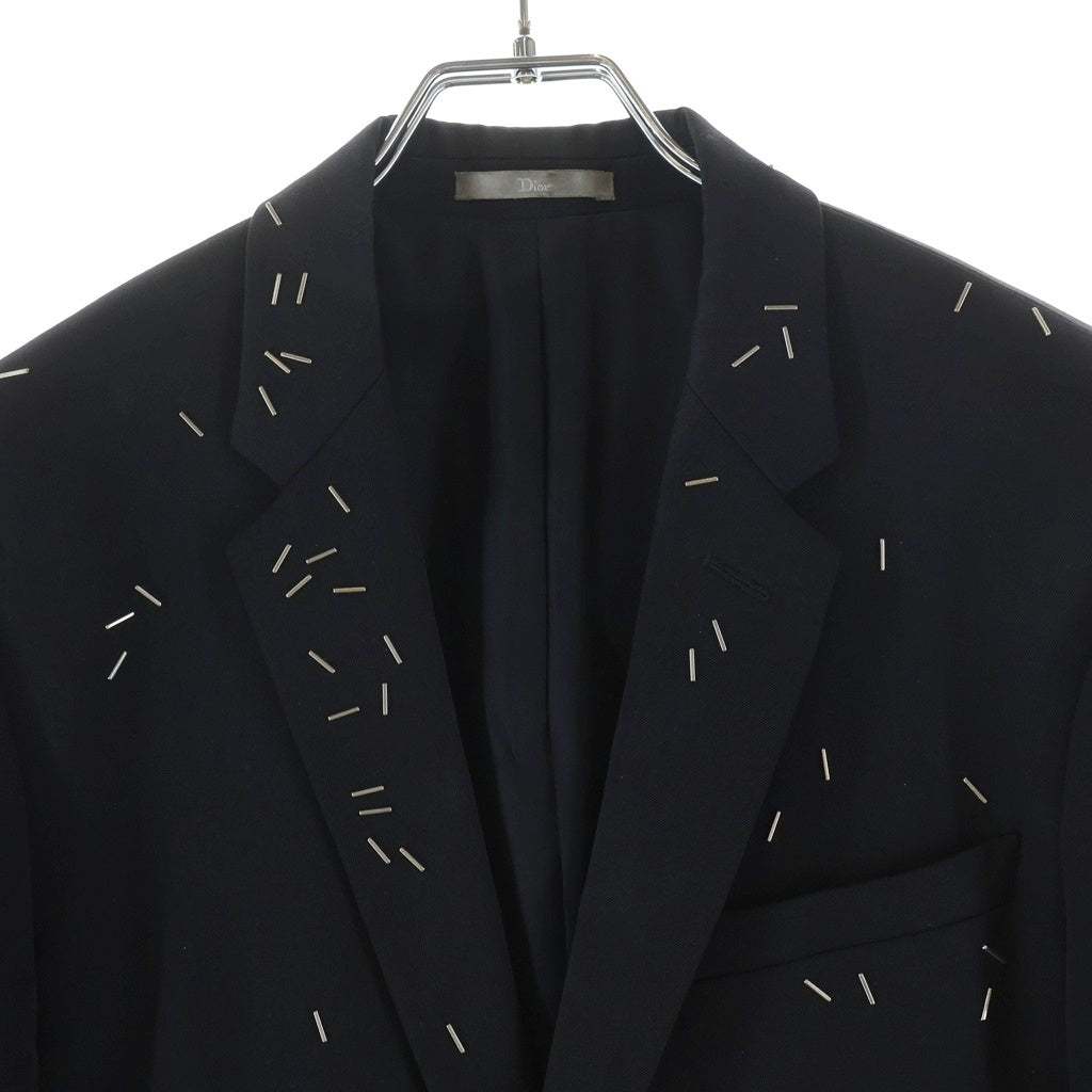 Dior HOMME(ディオールオム) 17AW ステープラー 装飾テーラードジャケット 633C294W4372
