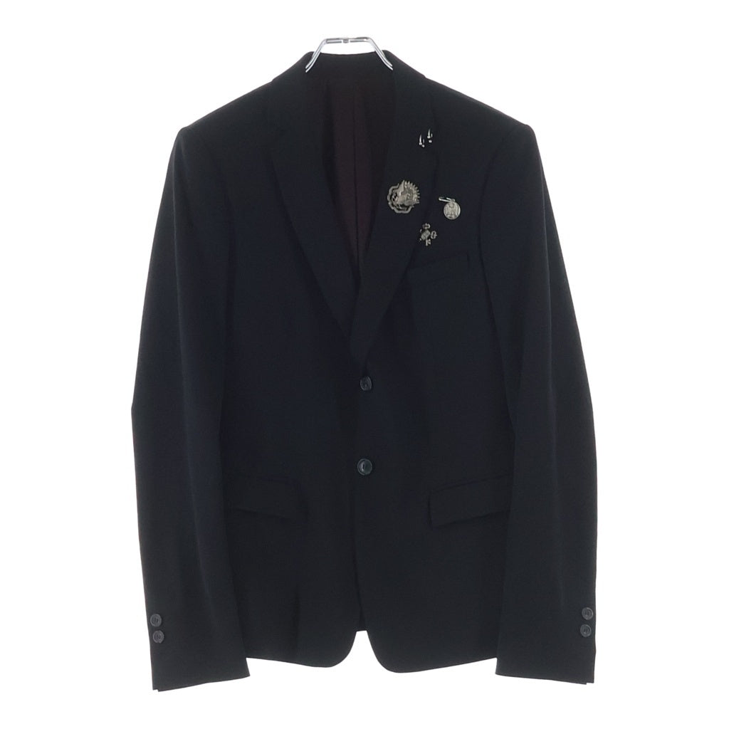 BALMAIN(バルマン) 11SS ピアステーラードジャケット ブラック 55-07-12-07014