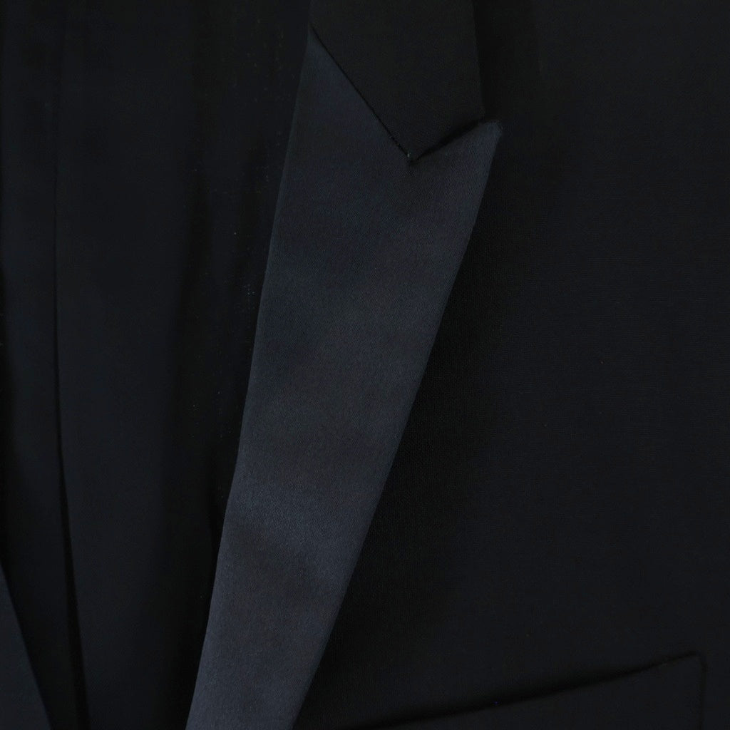 Dior HOMME(ディオールオム) 09SS 1B シングル テーラードジャケット スモーキングジャケット ブラック 9E3122960559
