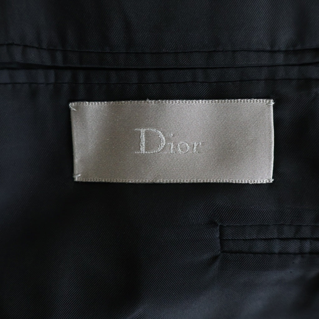 Dior HOMME(ディオールオム) 09SS 1B シングル テーラードジャケット スモーキングジャケット ブラック 9E3122960559