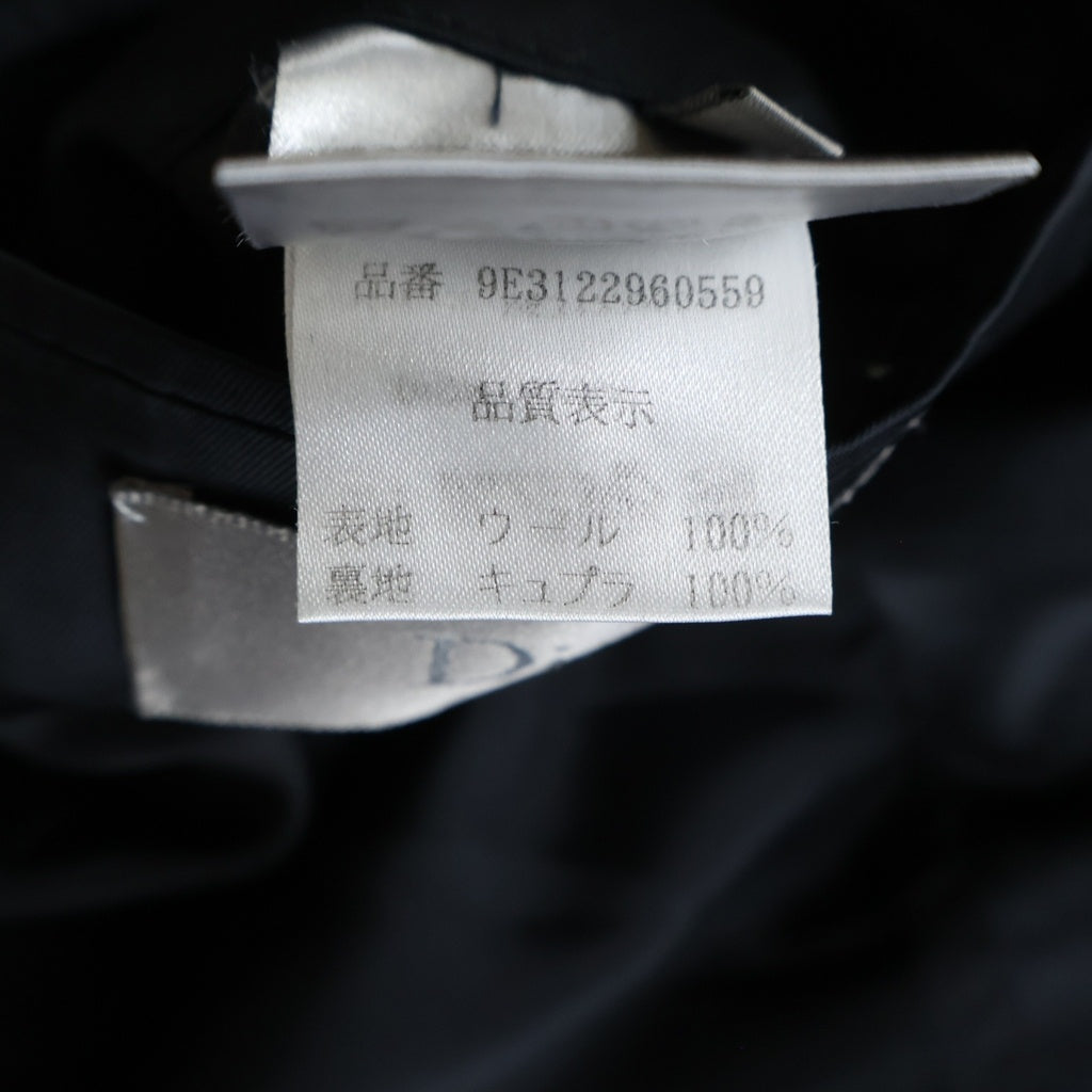 Dior HOMME(ディオールオム) 09SS 1B シングル テーラードジャケット スモーキングジャケット ブラック 9E3122960559
