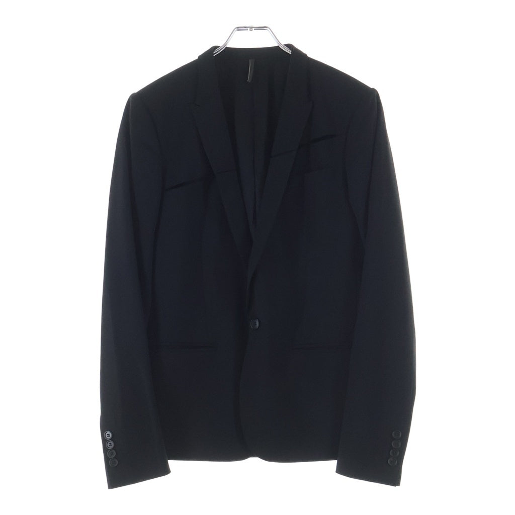 Dior HOMME(ディオールオム) 09SS スラッシュラペルテーラードジャケット ブラック 9E3122751021