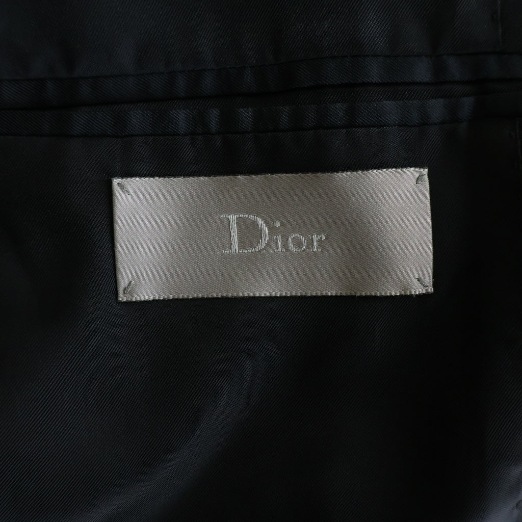 Dior HOMME(ディオールオム) 09SS スラッシュラペルテーラードジャケット ブラック 9E3122751021