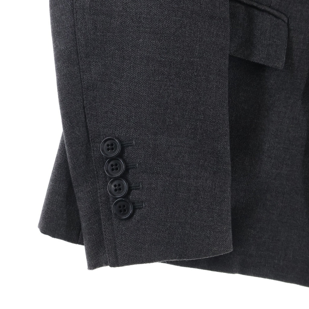 Dior HOMME(ディオールオム) 09SS アシンメトリーデザイン ジャケット グレー 9H3123341170 9H3123341170