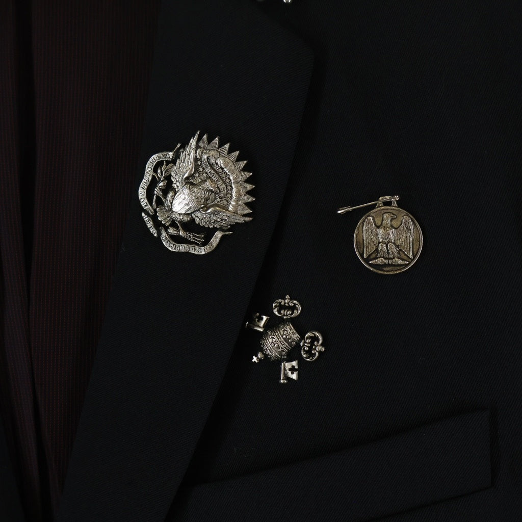 BALMAIN(バルマン) 11SS ピアステーラードジャケット ブラック 55-07-12-07014