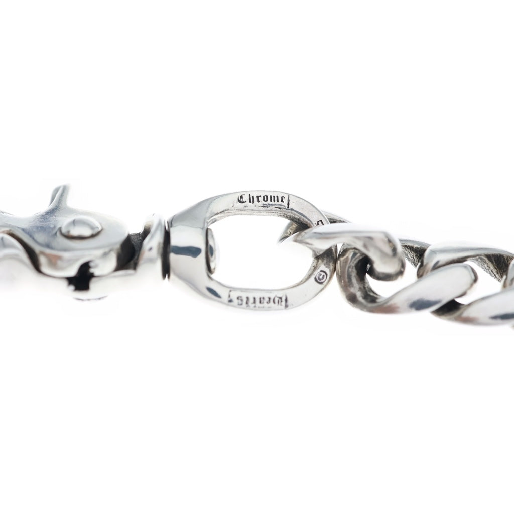 CHROME HEARTS(クロムハーツ) CLASSIC SHORT-T/ 2クリップショートクラシック ウォレットチェーン シルバー BCA068