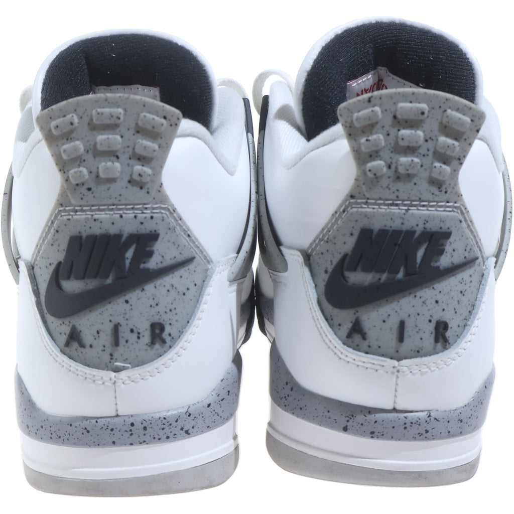 NIKE(ナイキ) AIR JORDAN 4 RETRO エアージョーダン4 レトロ ハイカットスニーカー ホワイト US8.5/26.5cm FV5029-100