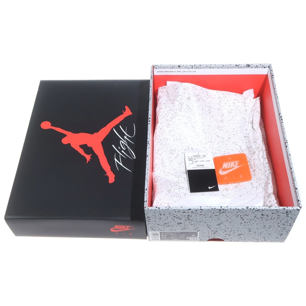 NIKE(ナイキ) AIR JORDAN 4 RETRO エアージョーダン4 レトロ ハイカットスニーカー ホワイト US8.5/26.5cm FV5029-100