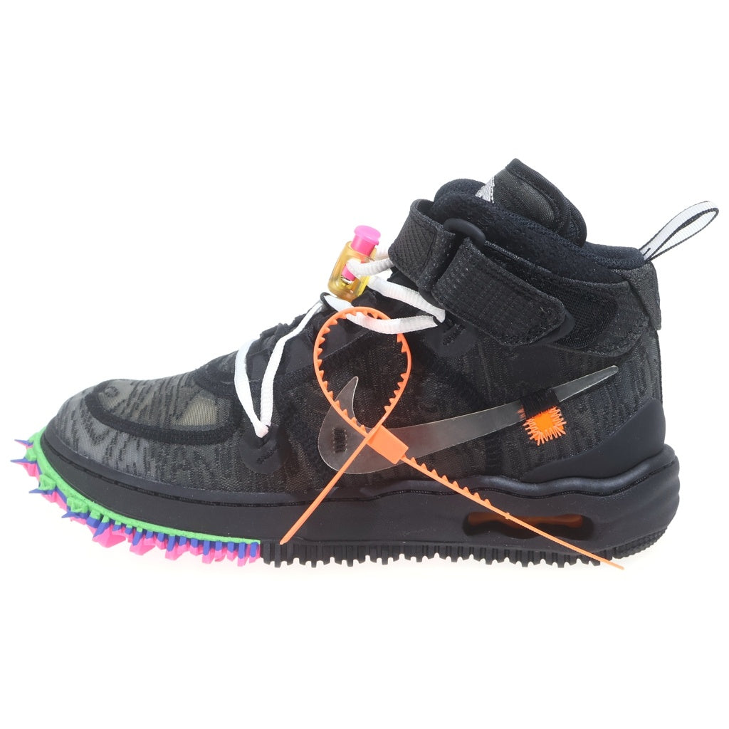 NIKE(ナイキ) ×OFF-WHITE AIR FORCE 1 MID SP オフホワイト エアフォース1 ミッド ミッドカットスニーカー US8.5./26.5m ブラック DO6290-001