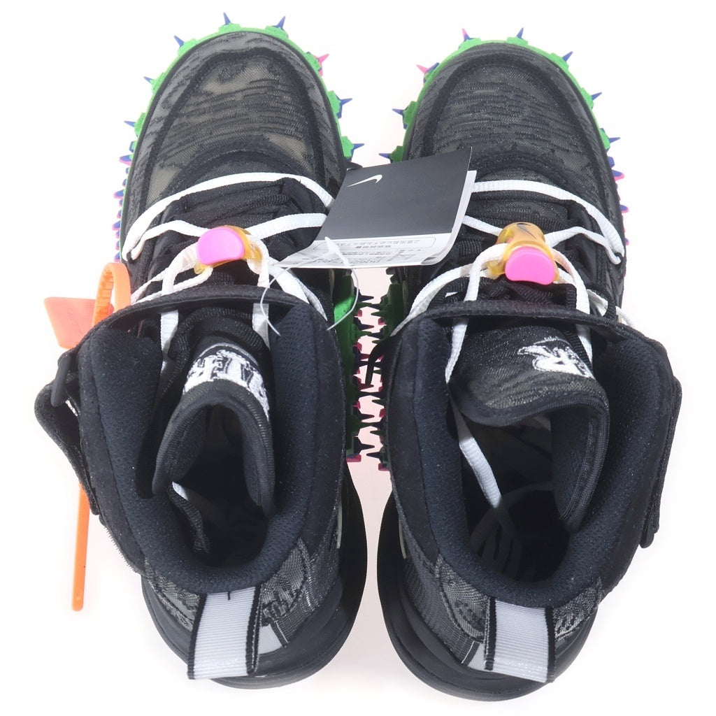 NIKE(ナイキ) ×OFF-WHITE AIR FORCE 1 MID SP オフホワイト エアフォース1 ミッド ミッドカットスニーカー US8.5./26.5m ブラック DO6290-001