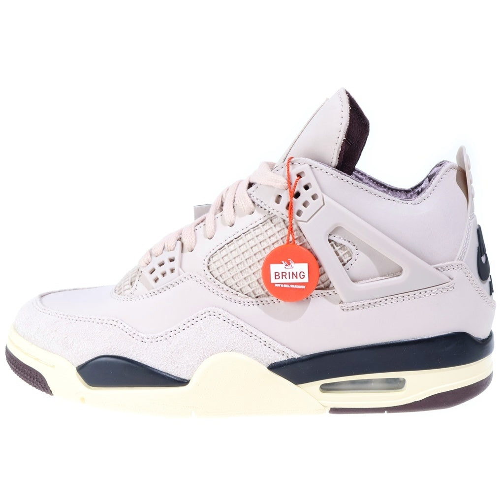 NIKE(ナイキ) ×A MA MANIERE WMNS AIR JORDAN 4 アママニエール エアジョーダン ハイカットスニーカー ベージュ US10.5/27.5cm FZ4810-200