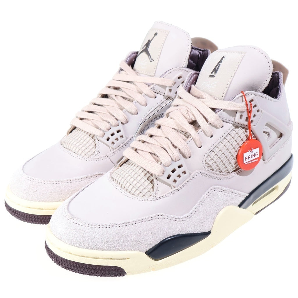 NIKE(ナイキ) ×A MA MANIERE WMNS AIR JORDAN 4 アママニエール エアジョーダン ハイカットスニーカー ベージュ US10.5/27.5cm FZ4810-200