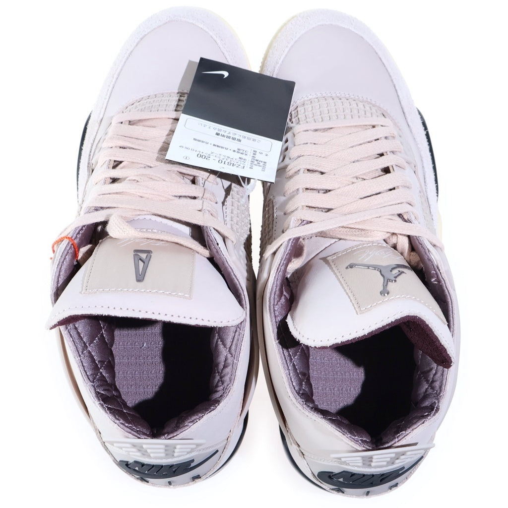 NIKE(ナイキ) ×A MA MANIERE WMNS AIR JORDAN 4 アママニエール エアジョーダン ハイカットスニーカー ベージュ US10.5/27.5cm FZ4810-200