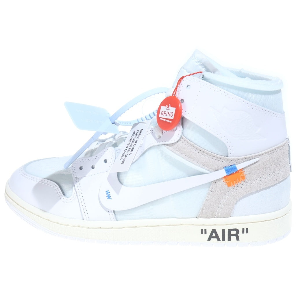 NIKE(ナイキ) ×VIRGIL ABLOH ARCHIVE (V.A.A.) AIR JORDAN 1 RETRO HIGH OG ALASKAAA エアジョーダン1 レトロ アラスカ ハイカットスニーカー ホワイト US9/27cm 3834-100