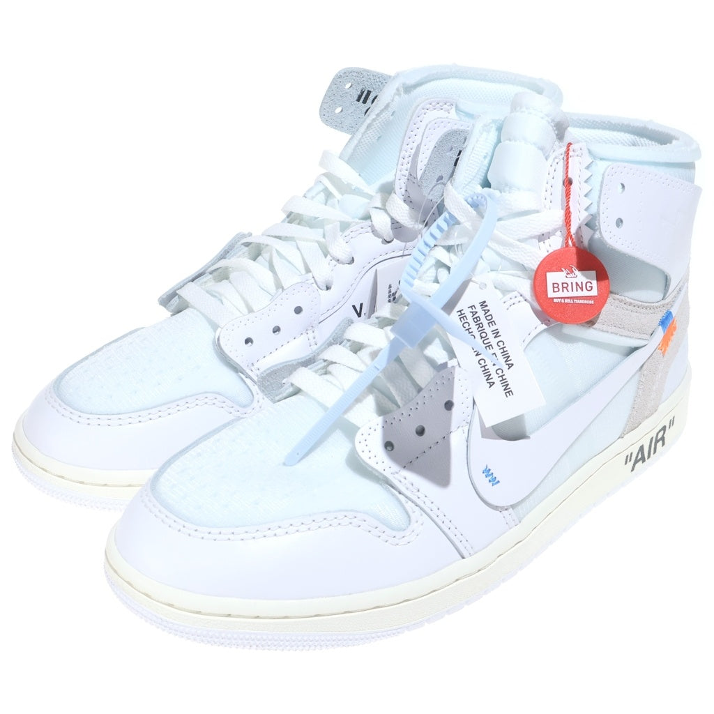 NIKE(ナイキ) ×VIRGIL ABLOH ARCHIVE (V.A.A.) AIR JORDAN 1 RETRO HIGH OG ALASKAAA エアジョーダン1 レトロ アラスカ ハイカットスニーカー ホワイト US9/27cm 3834-100