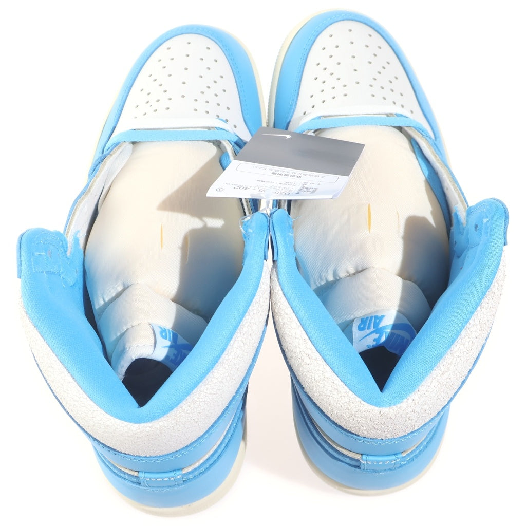 NIKE(ナイキ) AIR JORDAN 1 RETRO HIGH OG UNC REIMAGINED エアジョーダン1 レトロ リイマジンド ハイカットスニーカー ブルー/ホワイト US9/27cm DZ5485-402