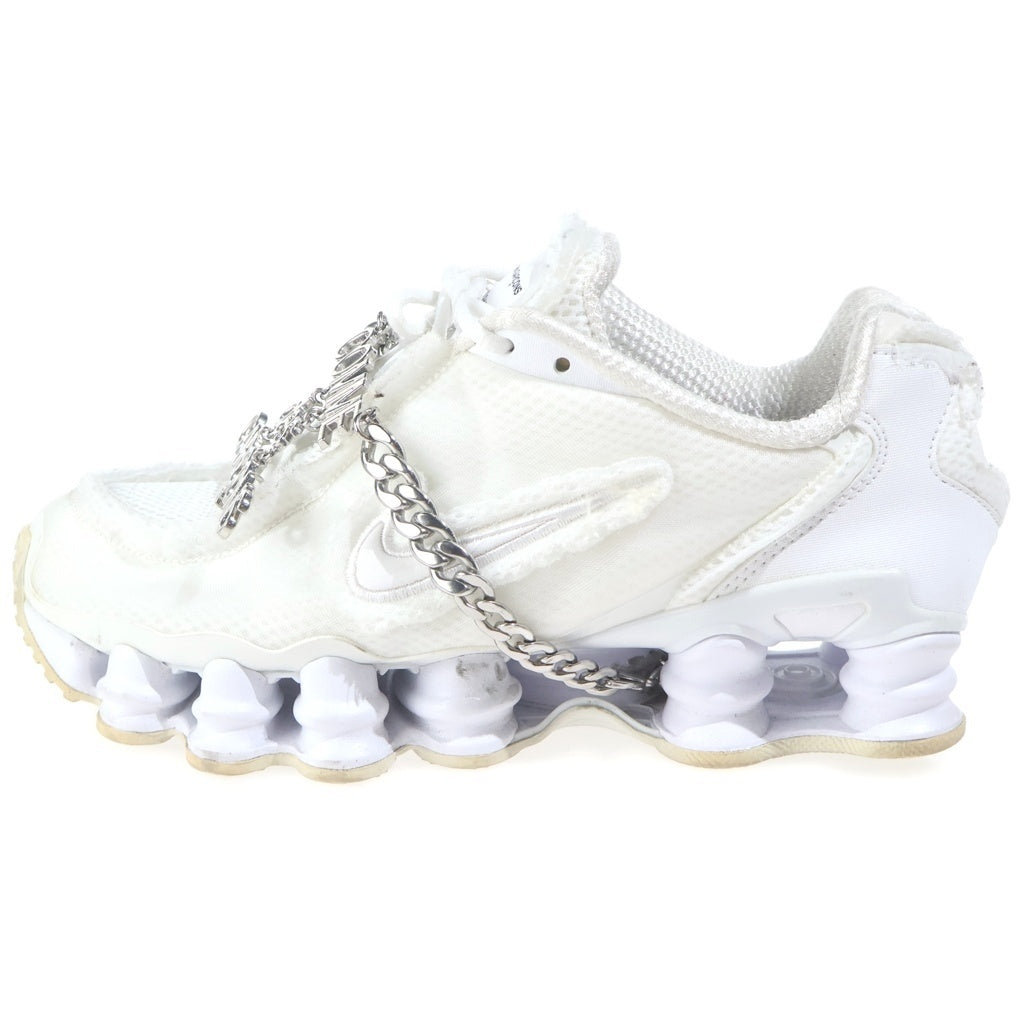 NIKE(ナイキ) ×COMME des GARCONS WOMEN'S SHOX TL コムデギャルソン ウィメンズ ショックス ローカットスニーカー ホワイト US7/24cm CJ0546-100 レディース