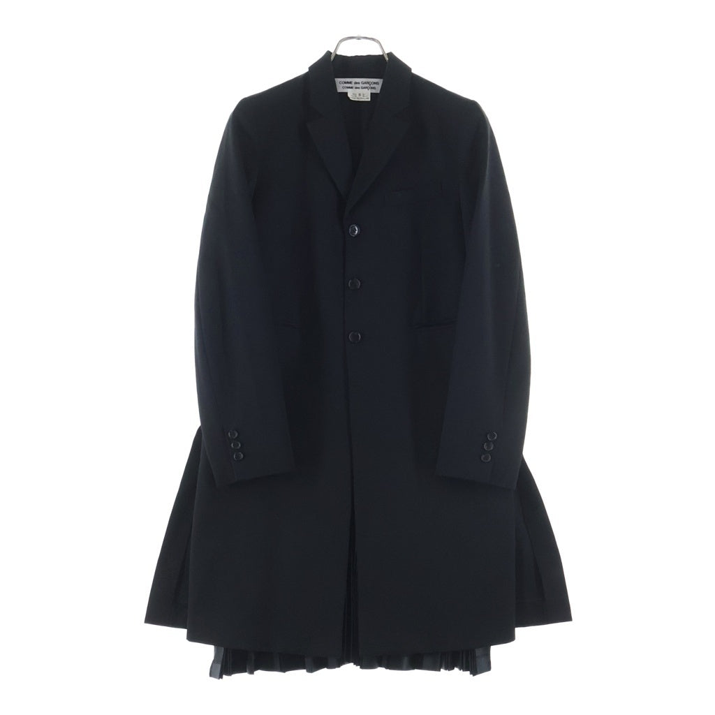 COMME des GARCONS COMME des GARCONS(コムデギャルソンコムデギャルソン) プリーツ レイヤード コート ブラック レディース RR-J007