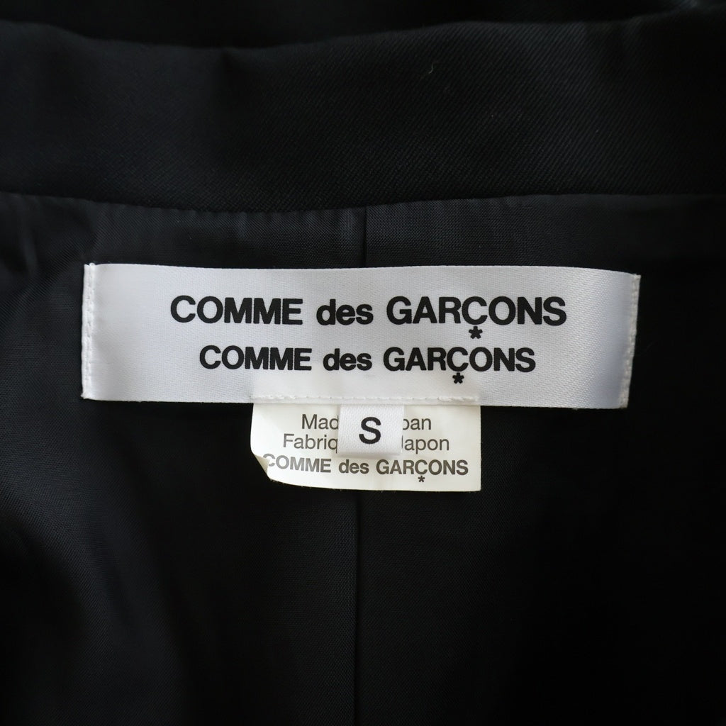 COMME des GARCONS COMME des GARCONS(コムデギャルソンコムデギャルソン) プリーツ レイヤード コート ブラック レディース RR-J007