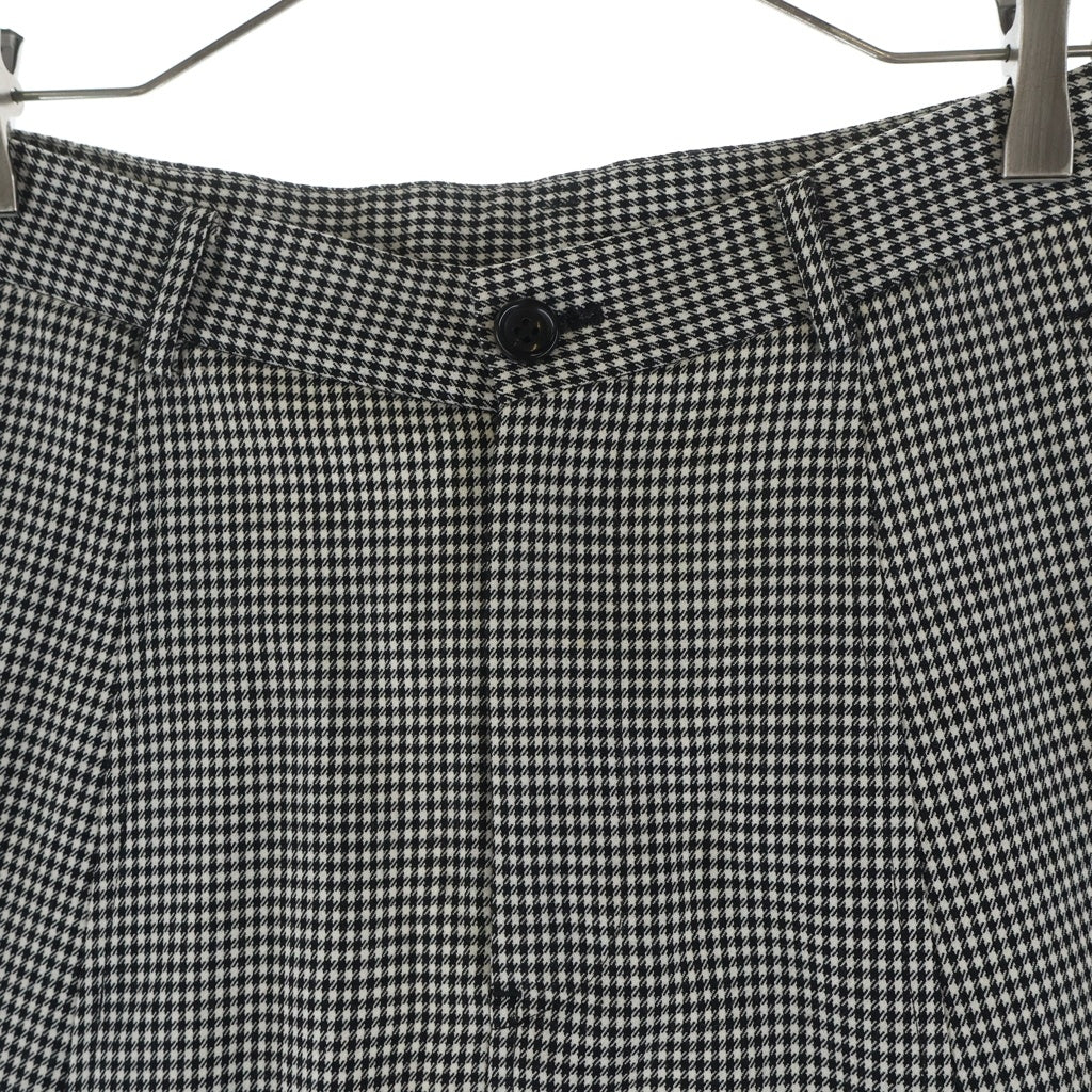 COMME des GARCONS(コムデギャルソン) 23SS チェック柄 サルエルパンツ ブラック/ホワイト RJ-P007