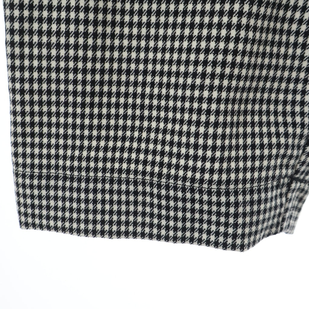 COMME des GARCONS(コムデギャルソン) 23SS チェック柄 サルエルパンツ ブラック/ホワイト RJ-P007