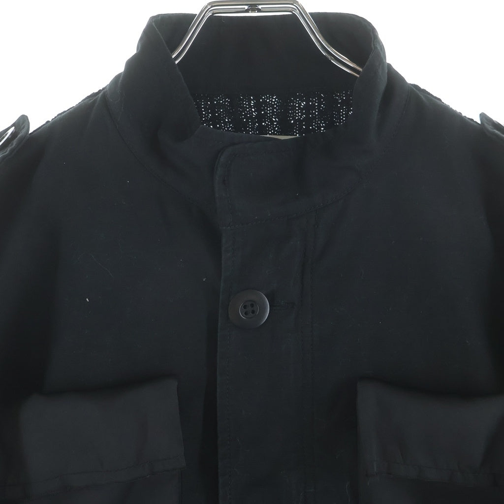 UNDERCOVER(アンダーカバー) 25AW 袖切替ブルゾン ドッキングジャケット ブラック/ホワイト レディース UP1E1208