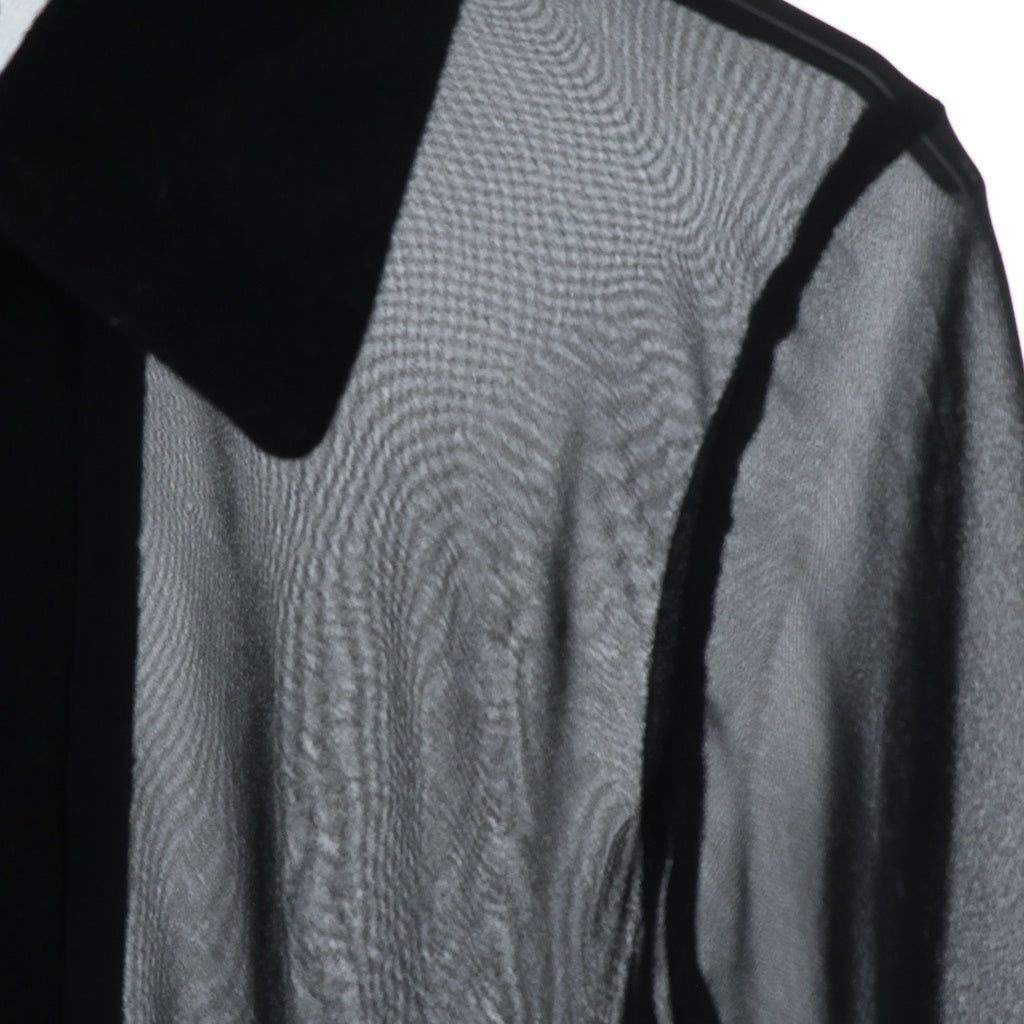 COMME des GARCONS COMME des GARCONS(コムデギャルソンコムデギャルソン) シースルー 長袖 ワンピース ブラック レディース RD-J023