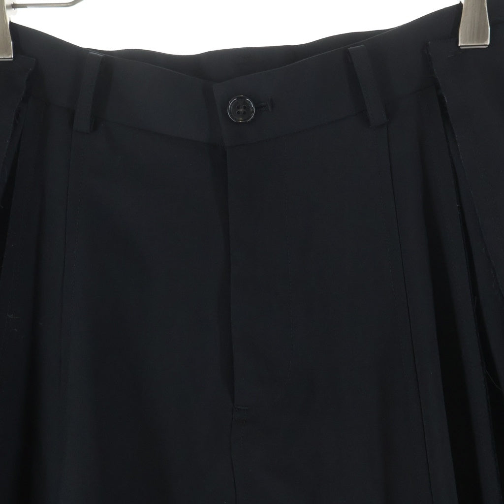 COMME des GARCONS(コムデギャルソン) ジッパーフライ サルエルパンツ ブラック GK-P016