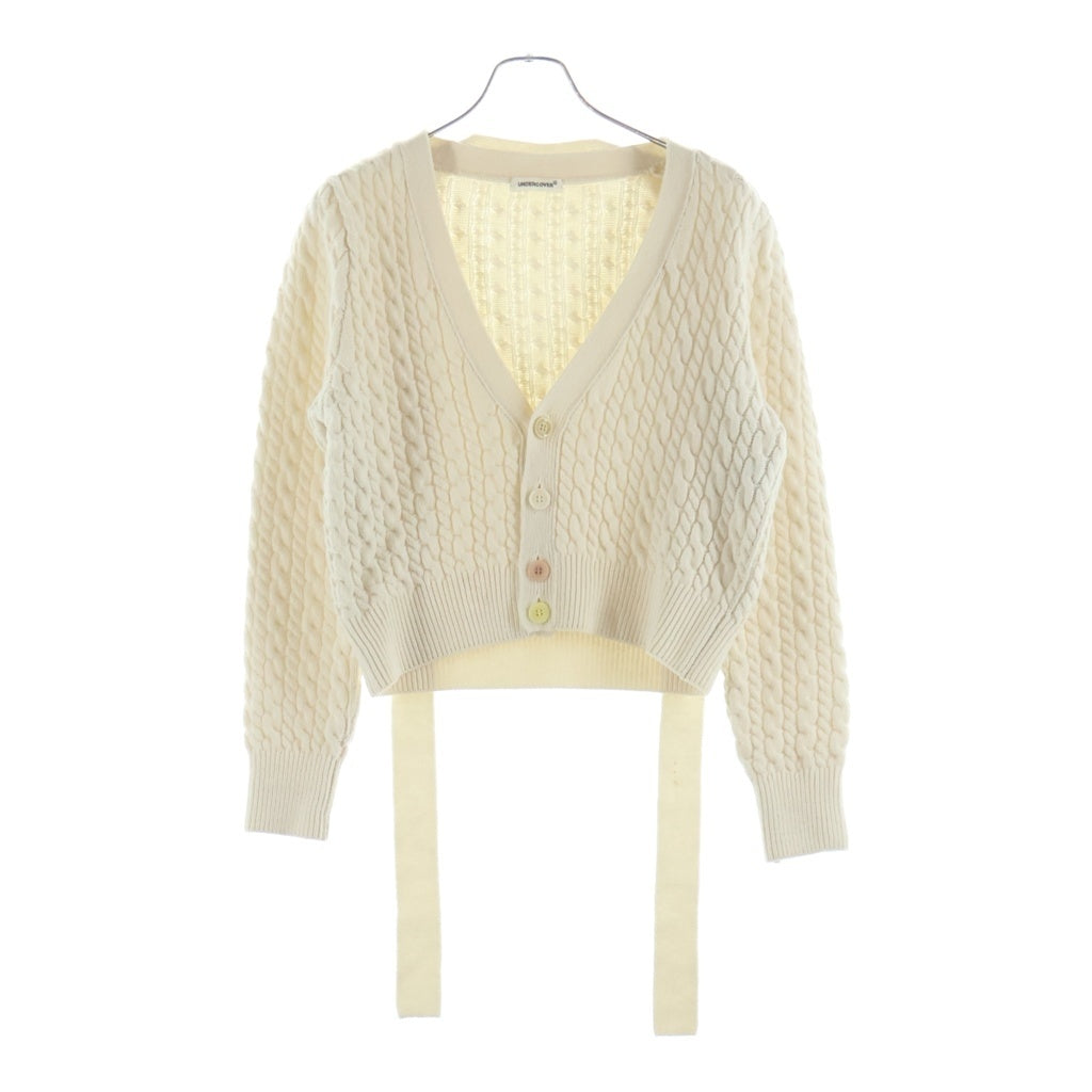 UNDERCOVER(アンダーカバー) 23AW チョーカー付き カーディガン ホワイト レディース UP2C1903