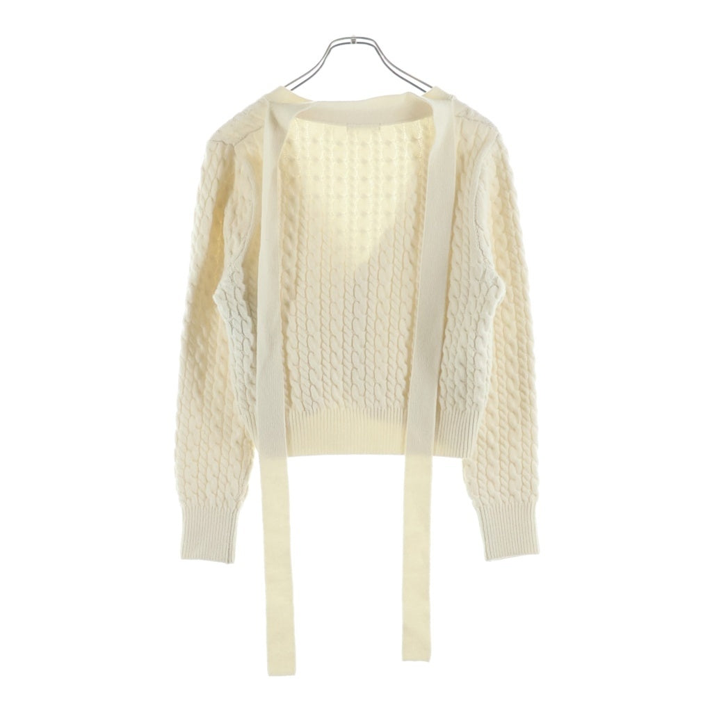 UNDERCOVER(アンダーカバー) 23AW チョーカー付き カーディガン ホワイト レディース UP2C1903
