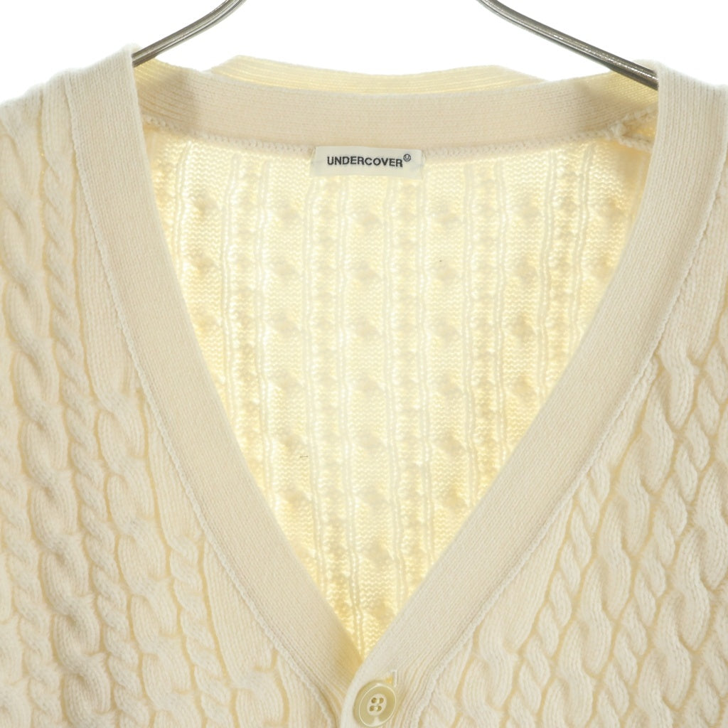 UNDERCOVER(アンダーカバー) 23AW チョーカー付き カーディガン ホワイト レディース UP2C1903