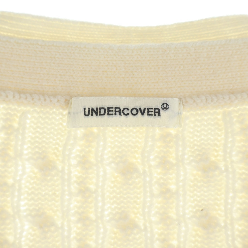 UNDERCOVER(アンダーカバー) 23AW チョーカー付き カーディガン ホワイト レディース UP2C1903