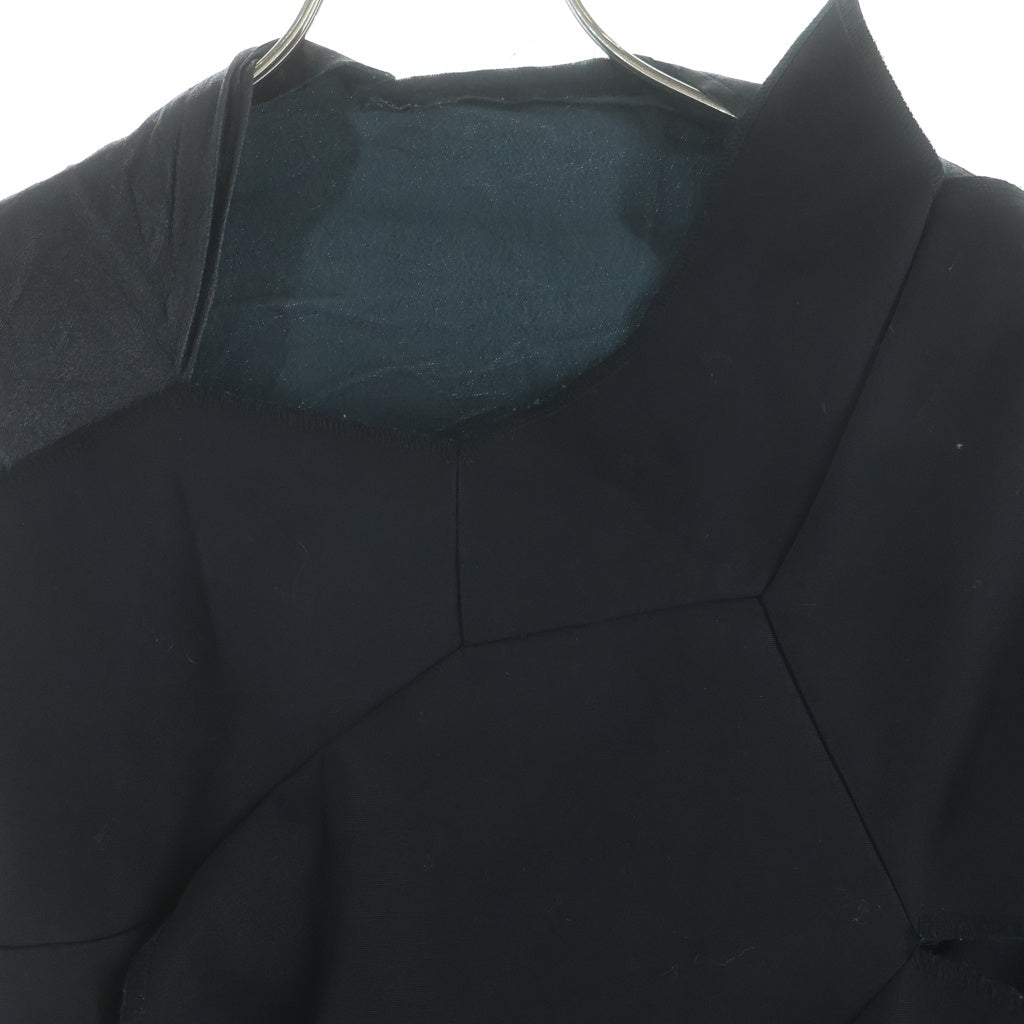 COMME des GARCONS(コムデギャルソン) 19SS 裁切加工デザイン 変形 ノースリーブ ワンピース ブラック レディース GC-O021