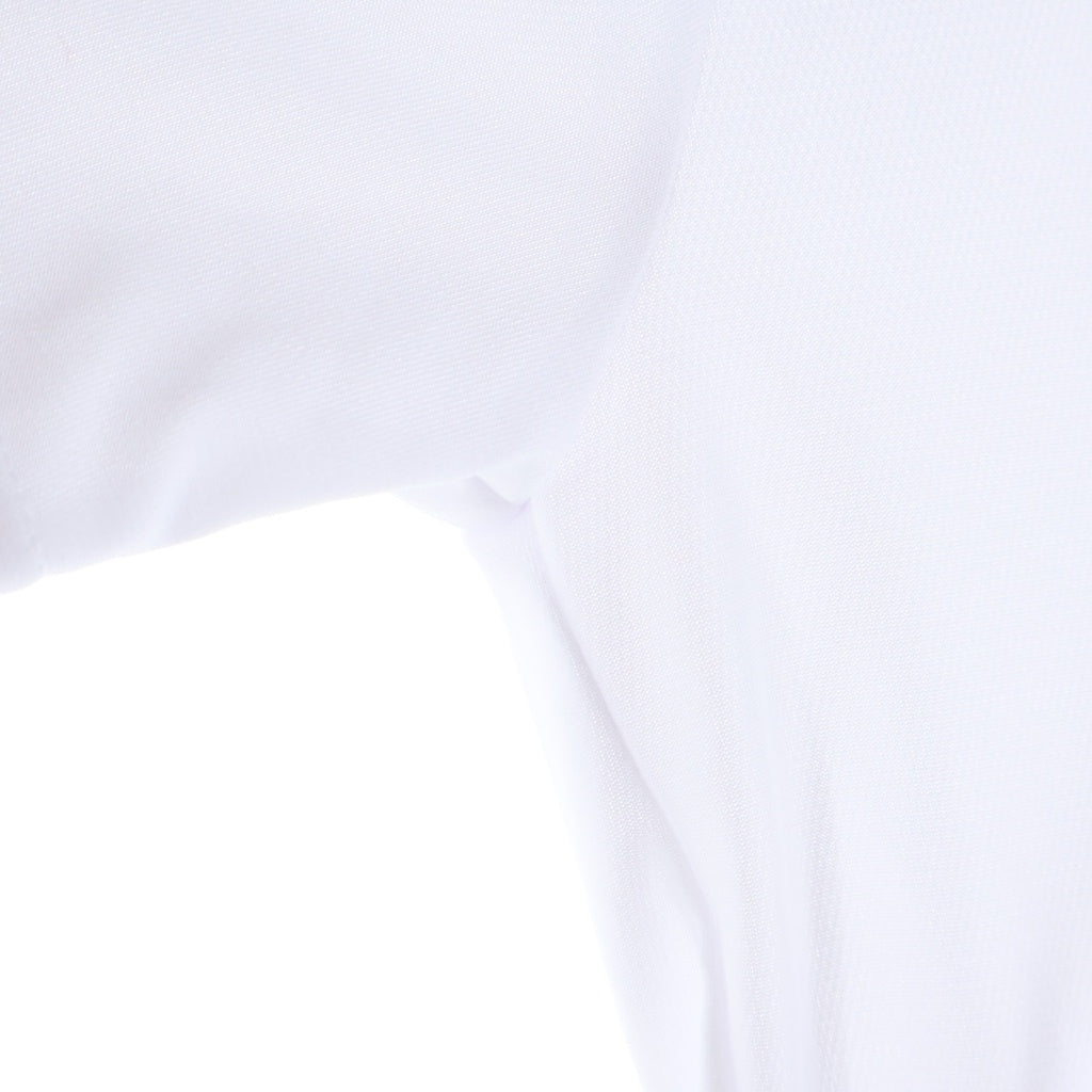COMME des GARCONS(コムデギャルソン) 24SS チュールフリル付き クルーネック デザイン 半袖Tシャツ カットソー ホワイト RM-T014 レディース