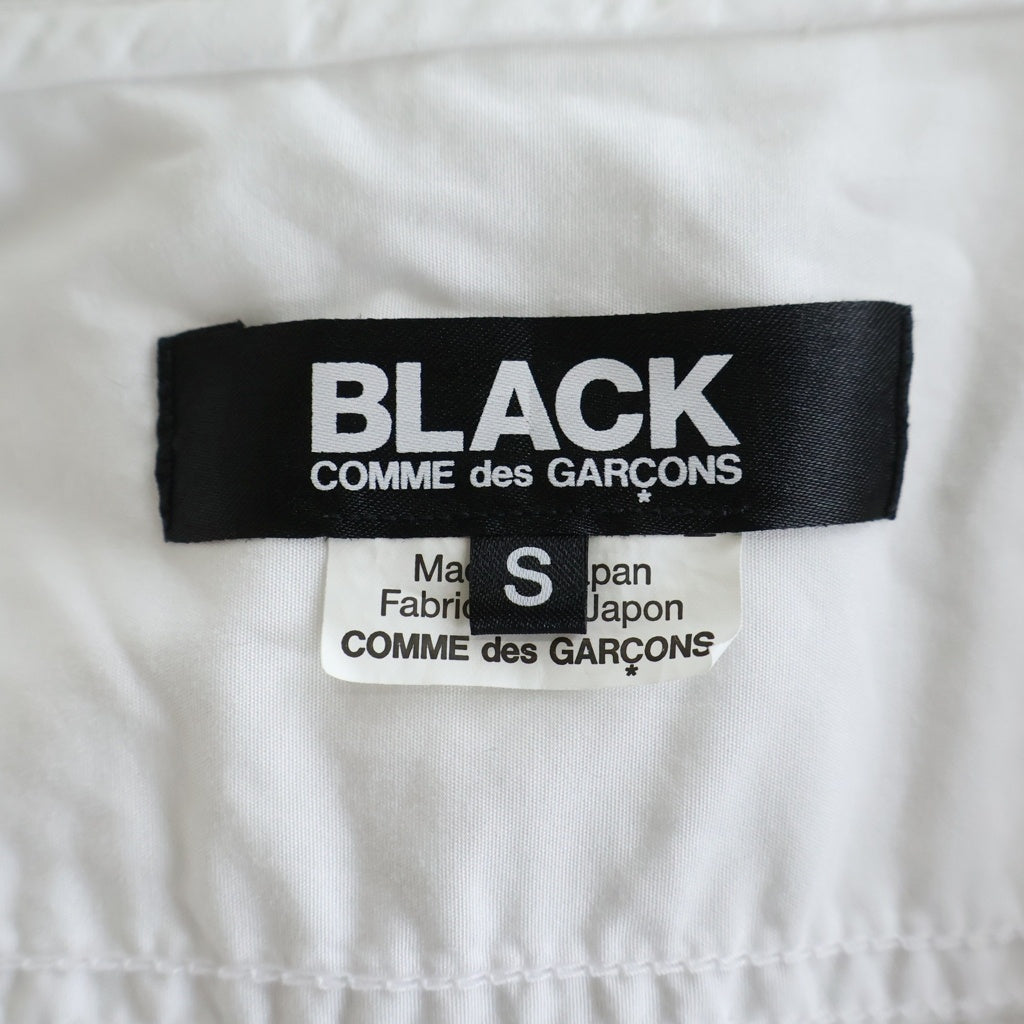 BLACK COMME des GARCONS(ブラックコムデギャルソン) 21AW フード付き 長袖シャツ ホワイト 1H-B015 レディース