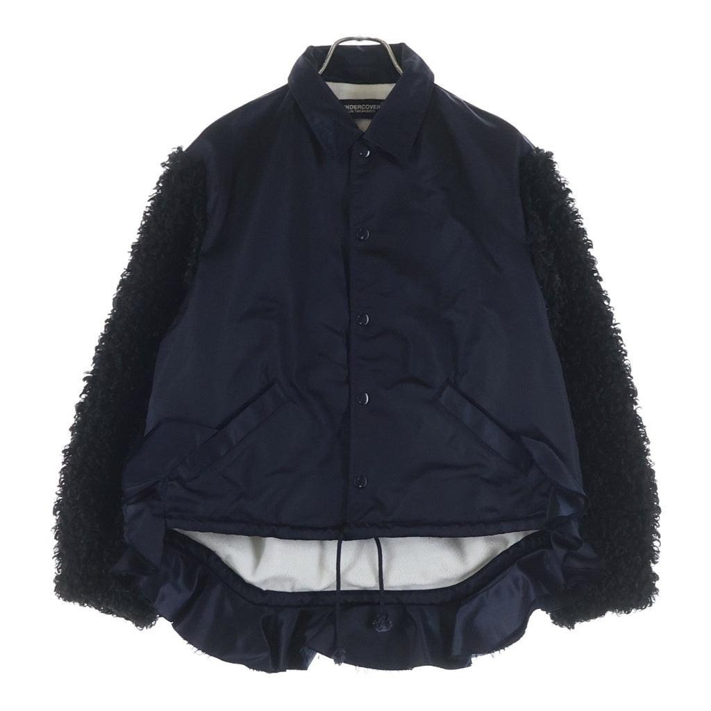 UNDERCOVER(アンダーカバー) 20AW 袖ボア コーチジャケット ブラック UCZ1205-2 レディース