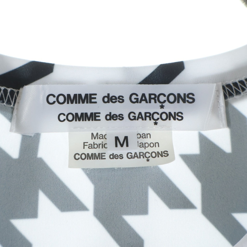 COMME des GARCONS COMME des GARCONS(コムデギャルソンコムデギャルソン) 23AW 千鳥格子 長袖ワンピース ブラック/ホワイト RM-T019 レディース