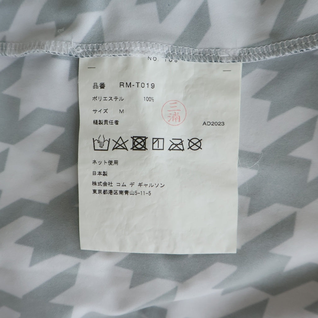 COMME des GARCONS COMME des GARCONS(コムデギャルソンコムデギャルソン) 23AW 千鳥格子 長袖ワンピース ブラック/ホワイト RM-T019 レディース