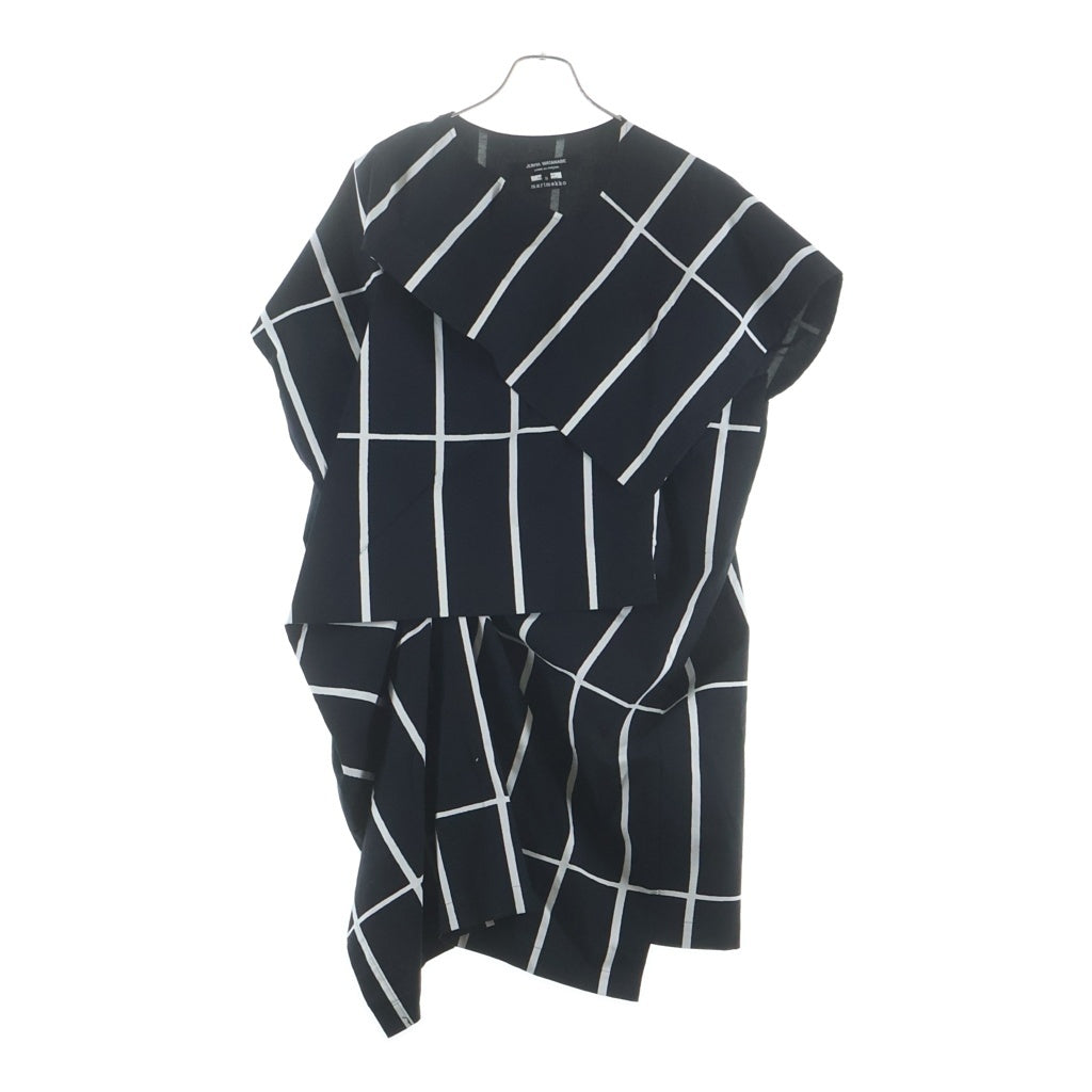 JUNYA WATANABE COMME des GARCONS(ジュンヤワタナベ コムデギャルソン) 18SS マリメッコ変形 アシンメトリー ドレス ワンピース ブラック/ホワイト JA-O068 レディース