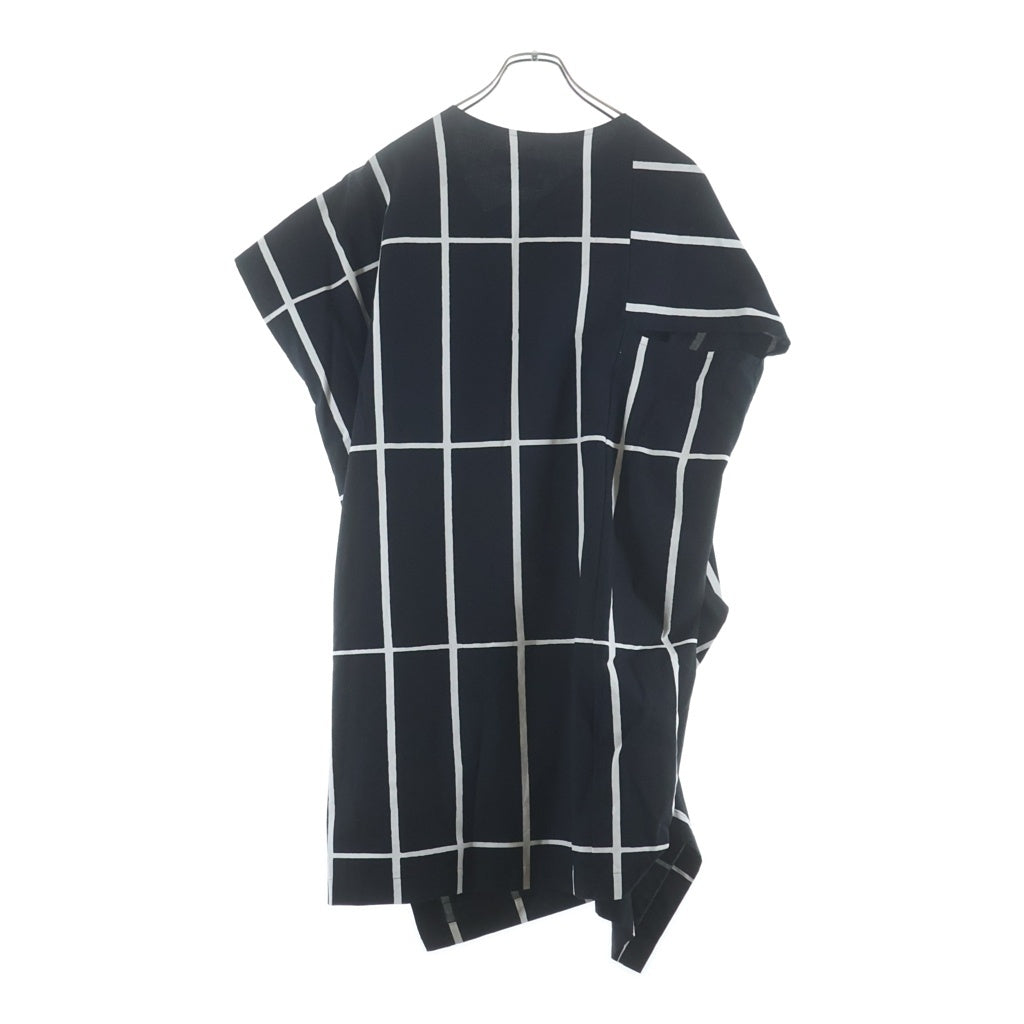 JUNYA WATANABE COMME des GARCONS(ジュンヤワタナベ コムデギャルソン) 18SS マリメッコ変形 アシンメトリー ドレス ワンピース ブラック/ホワイト JA-O068 レディース