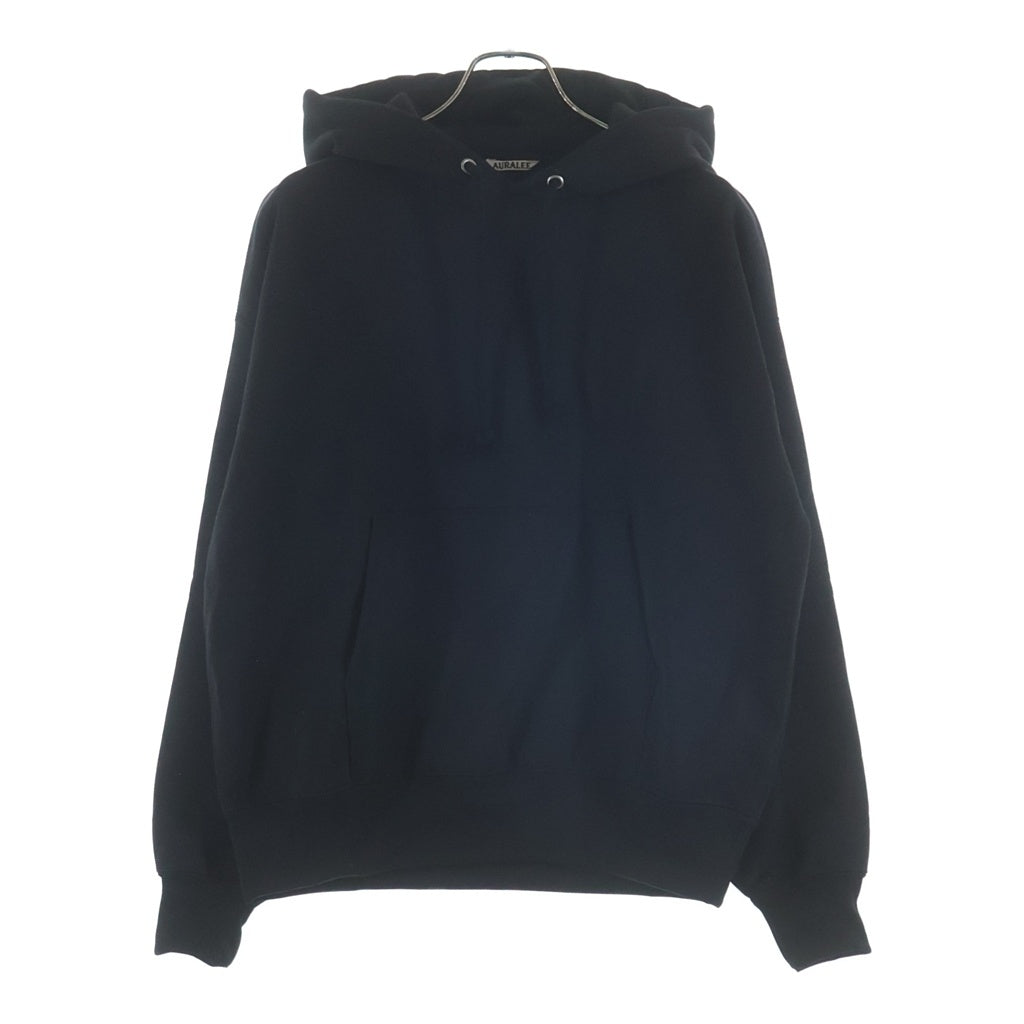 AURALEE(オーラリー) BAGGY POLYESTER SWEAT PARKA バギー ポリエステル スウエット パーカー ブラック A9AP05PU