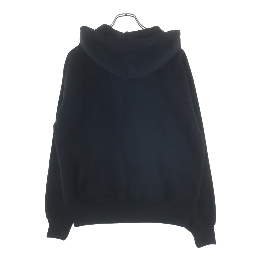 AURALEE(オーラリー) BAGGY POLYESTER SWEAT PARKA バギー ポリエステル スウエット パーカー ブラック A9AP05PU