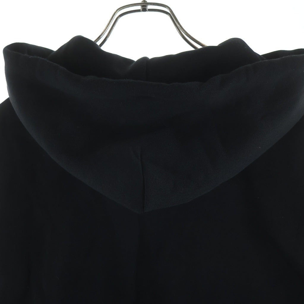 AURALEE(オーラリー) BAGGY POLYESTER SWEAT PARKA バギー ポリエステル スウエット パーカー ブラック A9AP05PU