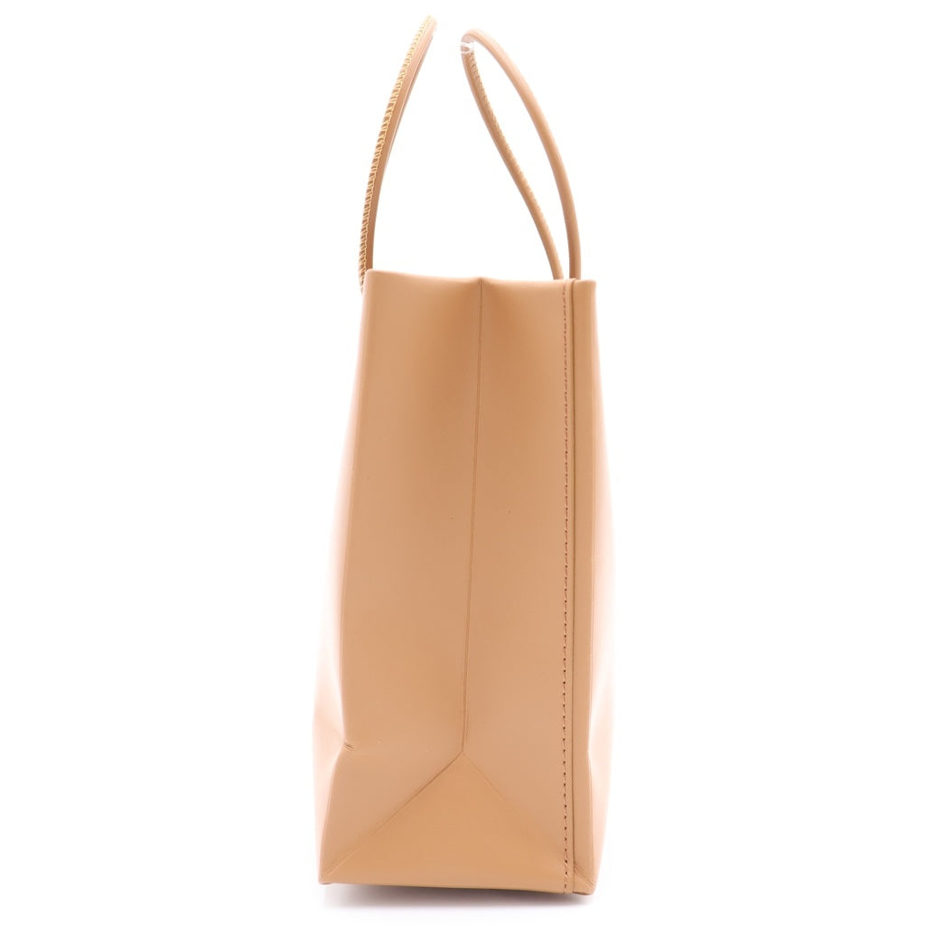 NO BRAND(ノーブランド) UNKNOWN PRODUCTS アンノウンプロダクツ フロント ロゴ レザー ショルダーバッグ ブラウン UPLRB035 レディース