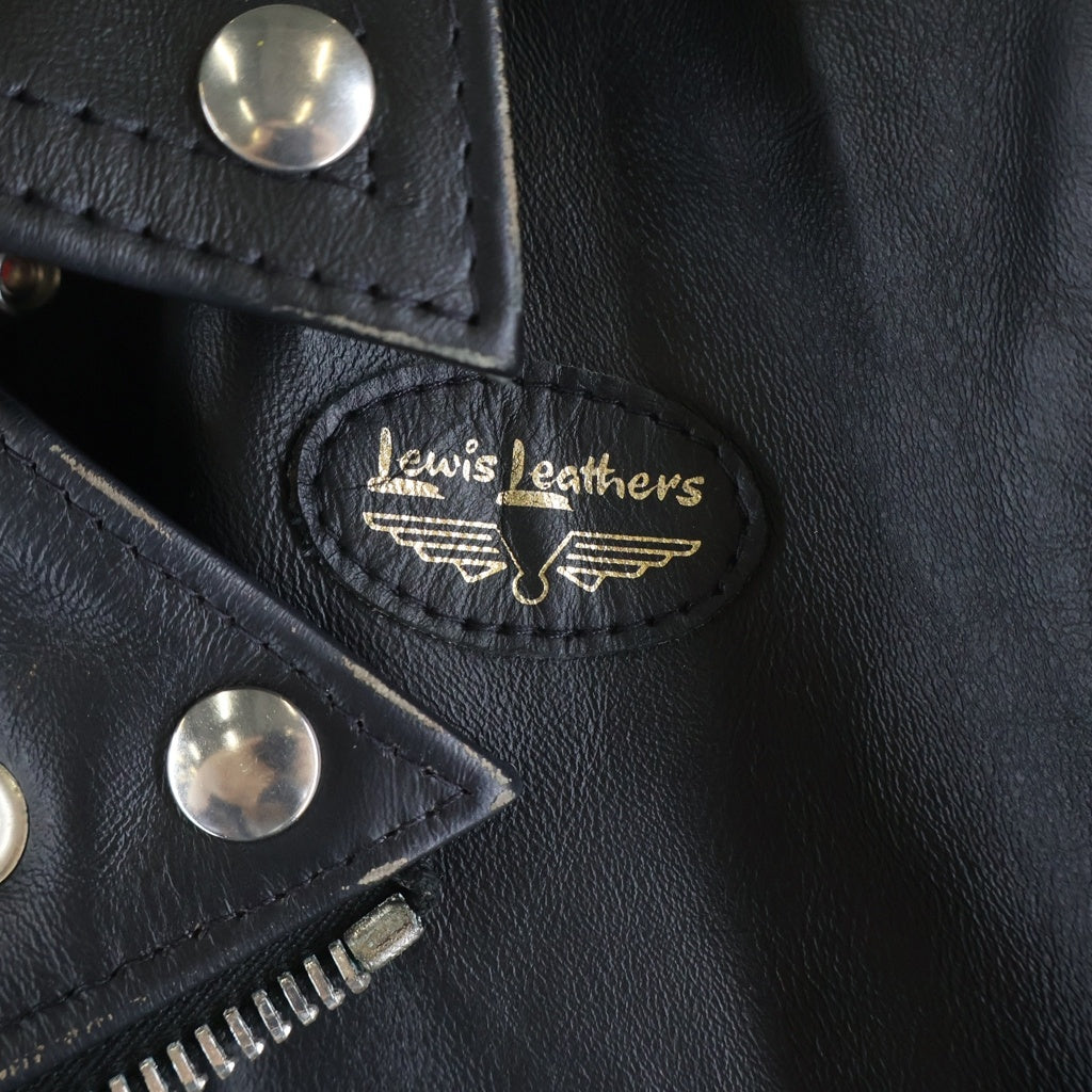 Lewis Leathers(ルイスレザー) 15AW ×COMME des GARCONS Forever LIGHTNING コムデギャルソン フォーエバー ライトニング ダブルライダースジャケット KZ-J001