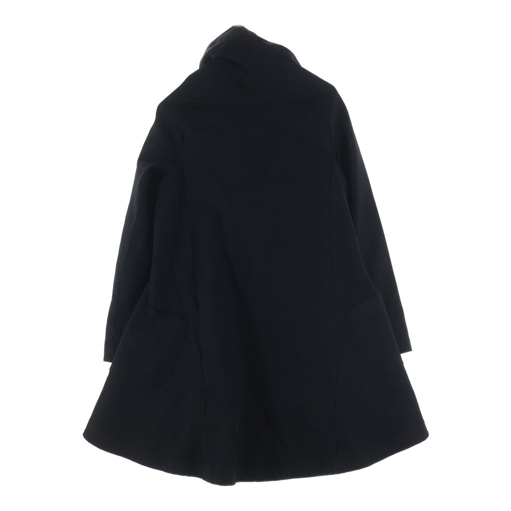 COMME des GARCONS(コムデギャルソン) 15AW トレンチコート ボタンフライ ポリ縮絨 ブラック GQ-J051 レディース